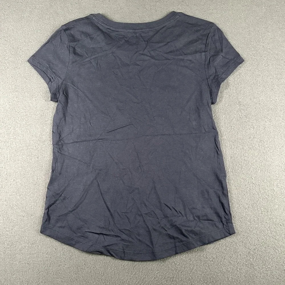 Gap Disney Shirt Girls Large 10 Navy Blue Watermelon Mickey Mouse Tee Kids NWT